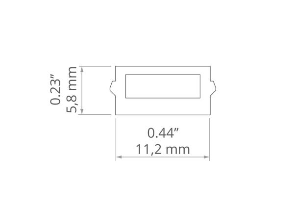 LED Abdeckung für gebogene Aluminiumprofile